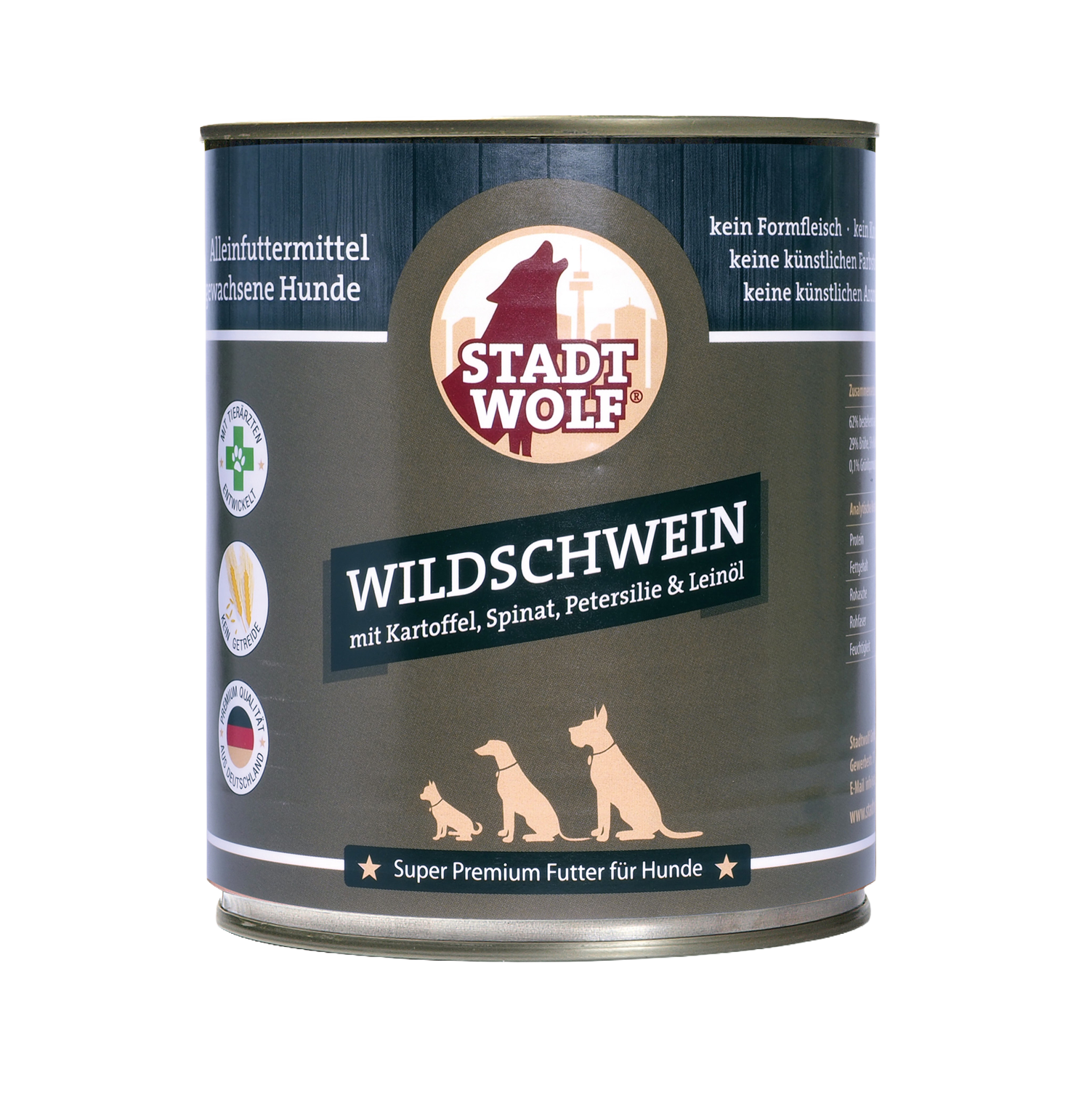 Wildschwein mit Kartoffel
