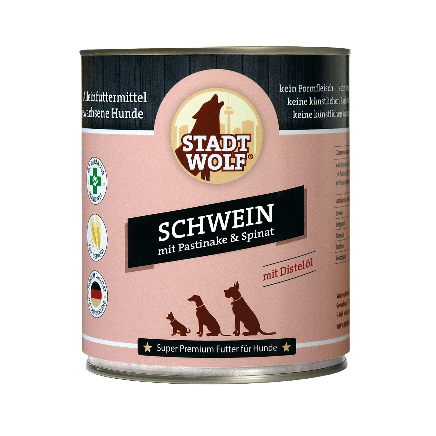 Schwein mit Pastinake