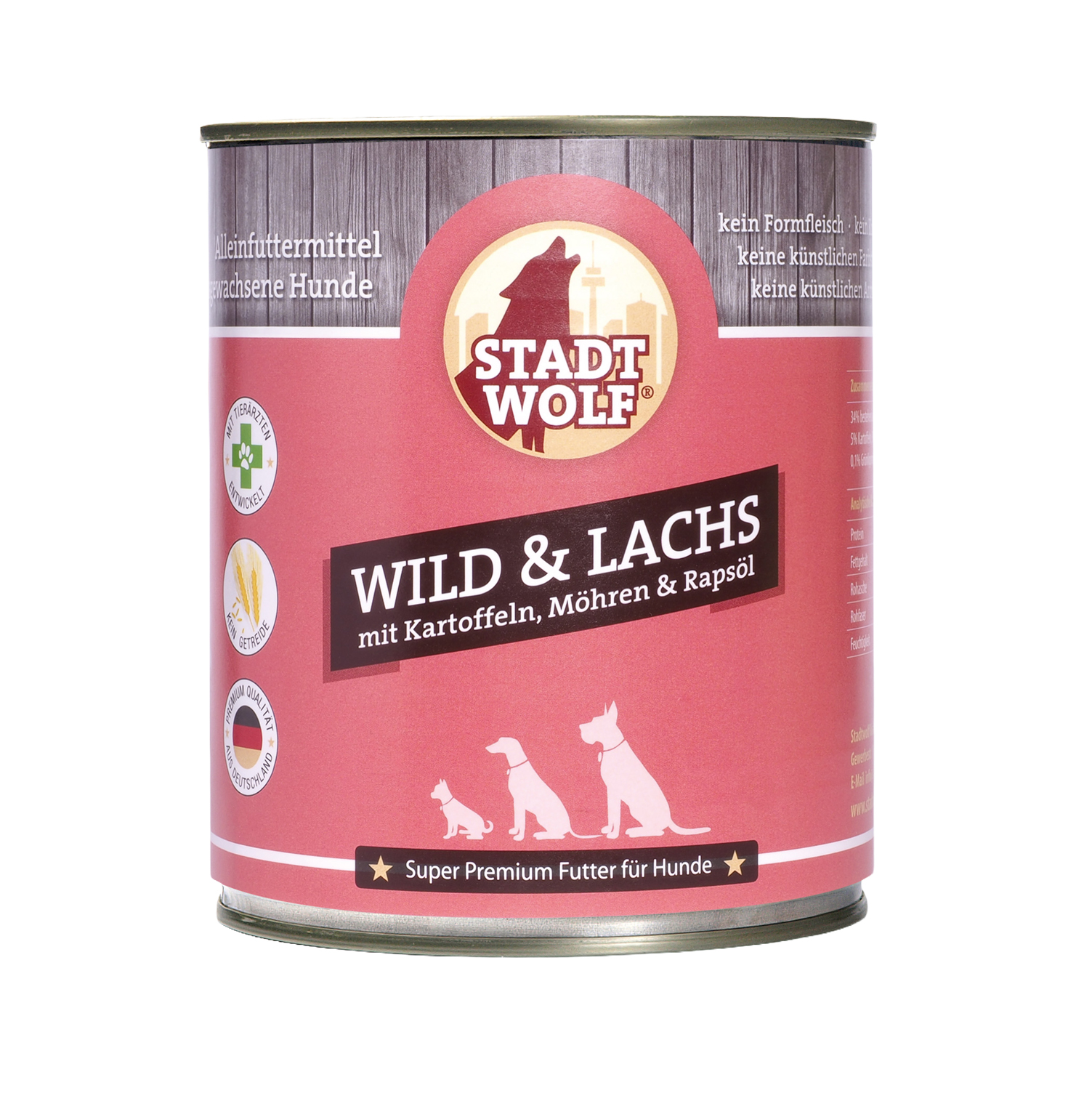 Wild & Lachs mit Gemüse